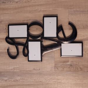 LOVE picture frame collage